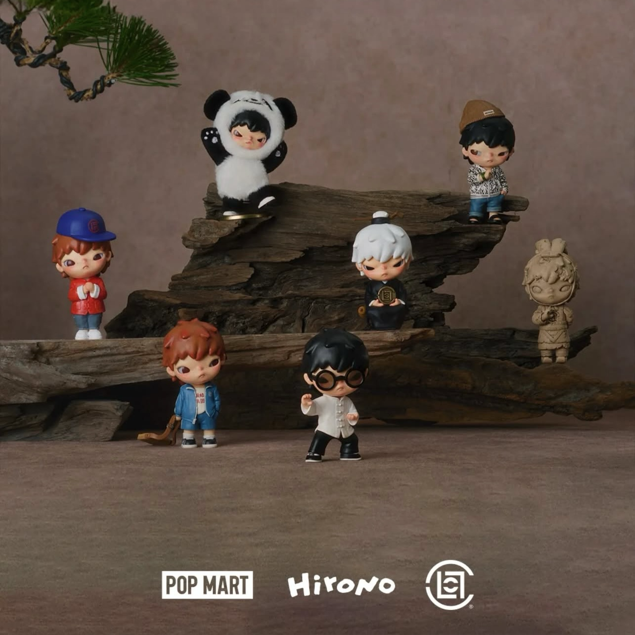 POPMART x Clot 泡泡瑪特 POP MART 聯名 小野 Hirono 中國風 公仔 手辦 盲盒