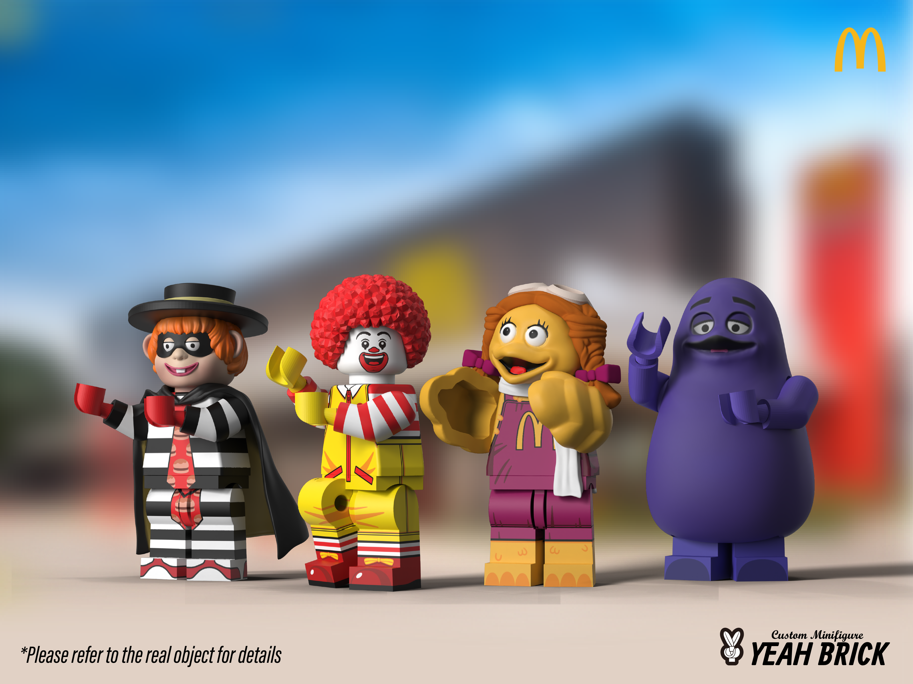 【預訂】【Yeah Brick】四小福人仔套裝