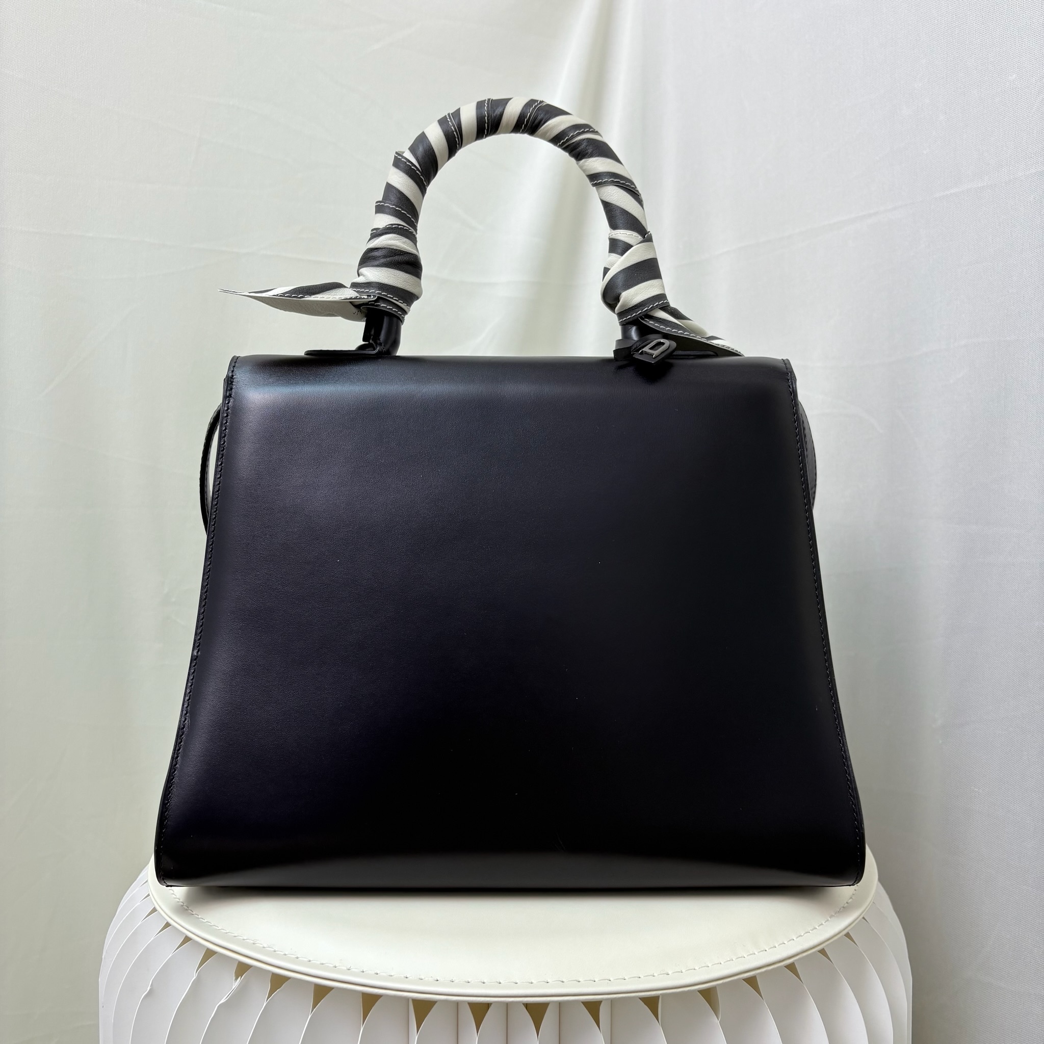 Delvaux Brillant MM Bag - Black / Shw