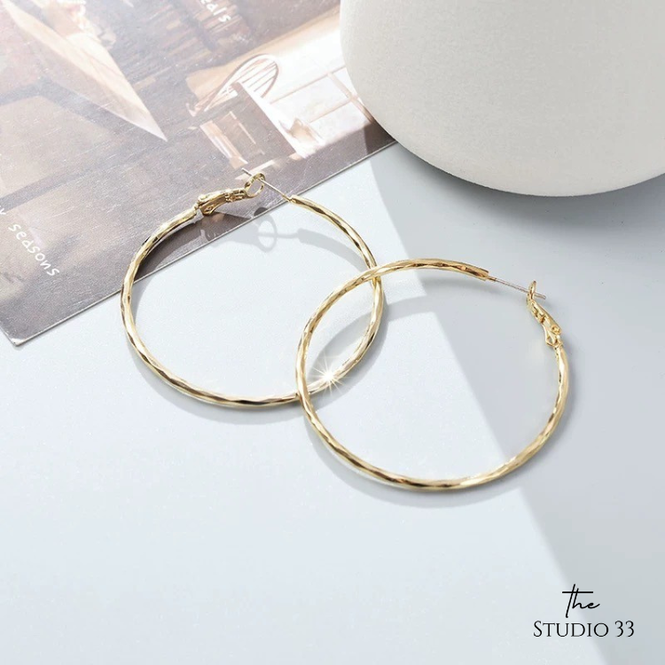 時髦感大圈圈耳環(特價)