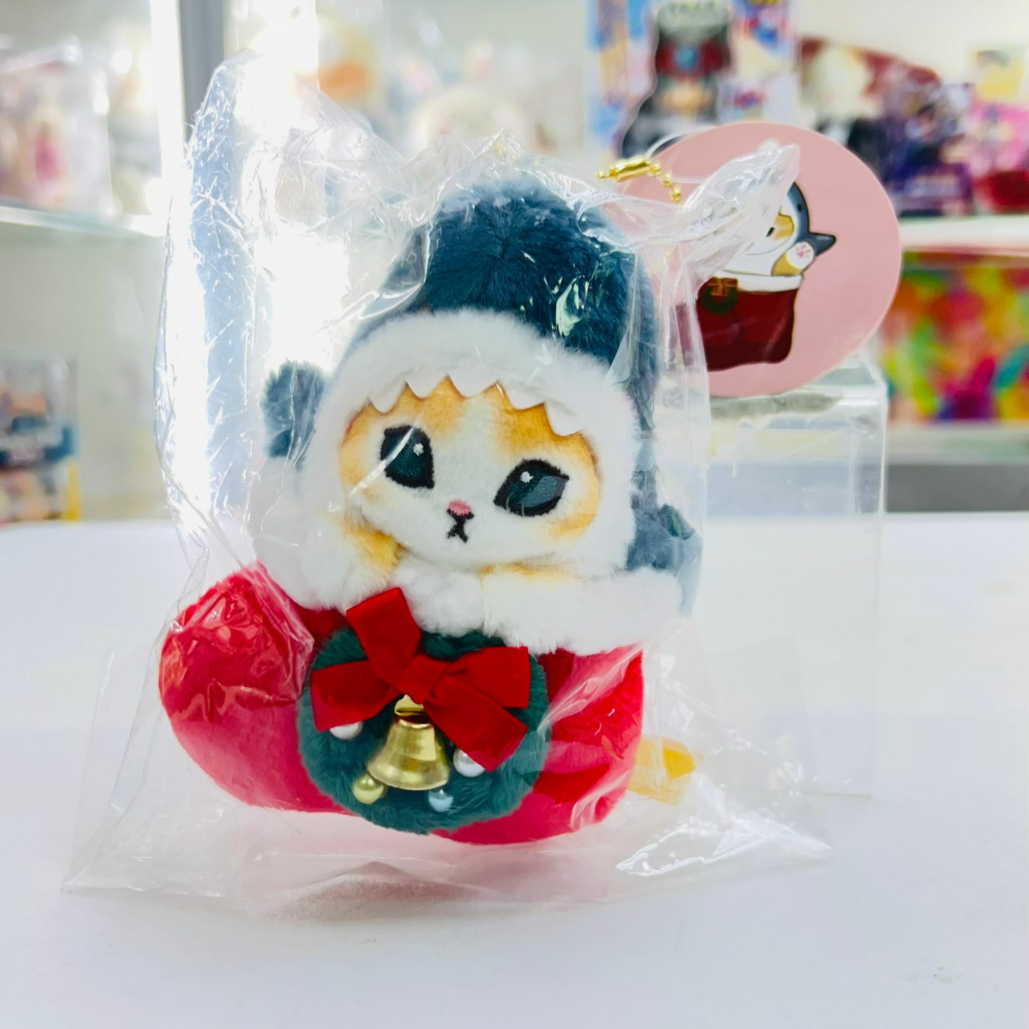 Mofusand Christmas stocking mascot (Shark Cat)