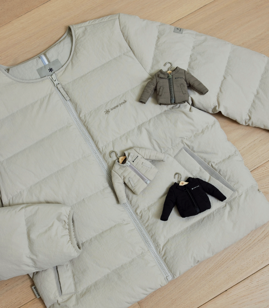 【現貨】snow peak mini Land Jacket Keyring 迷你羽絨外套鑰匙圈 S24FUFSU19