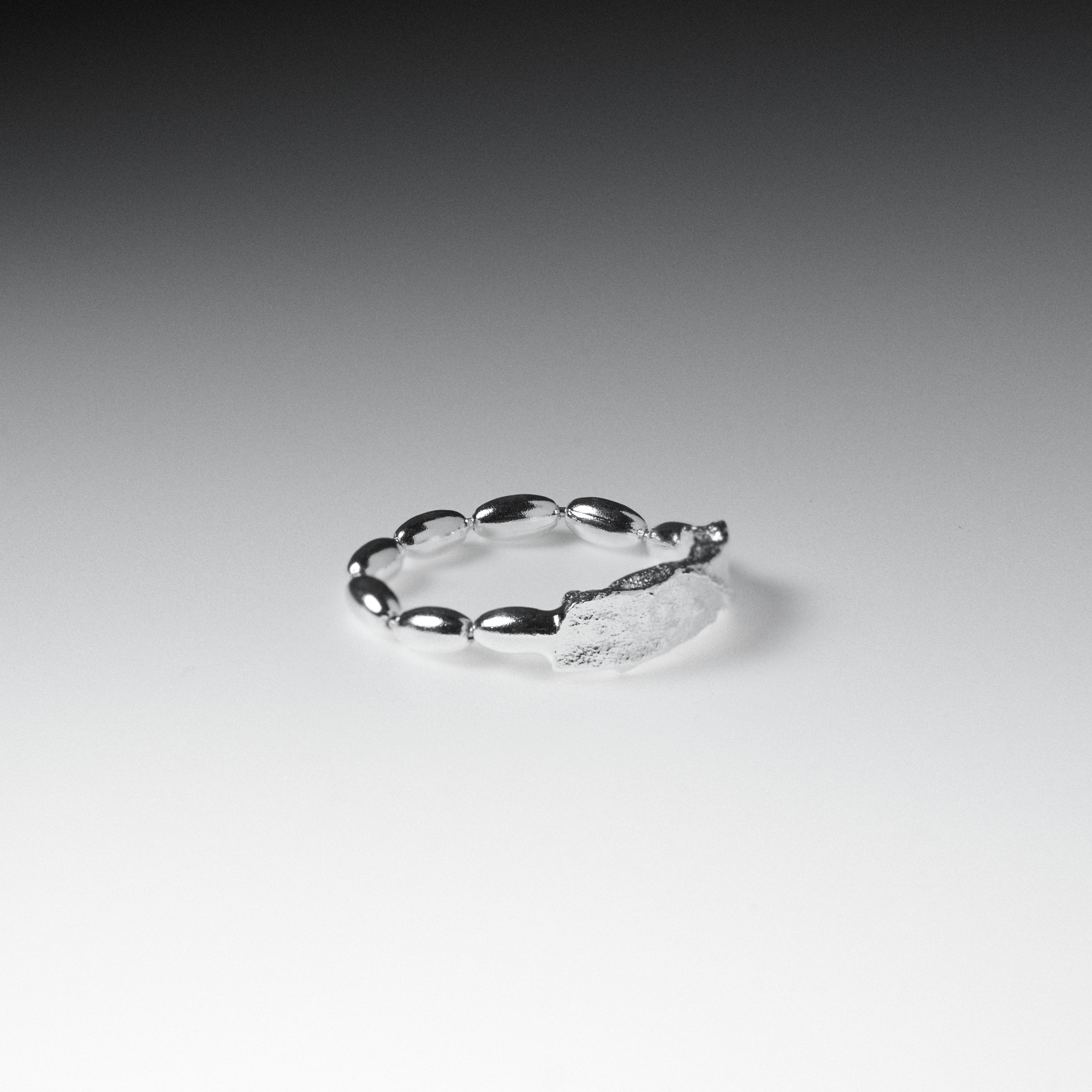 【BLUZ】R-93 銀片粒子戒指