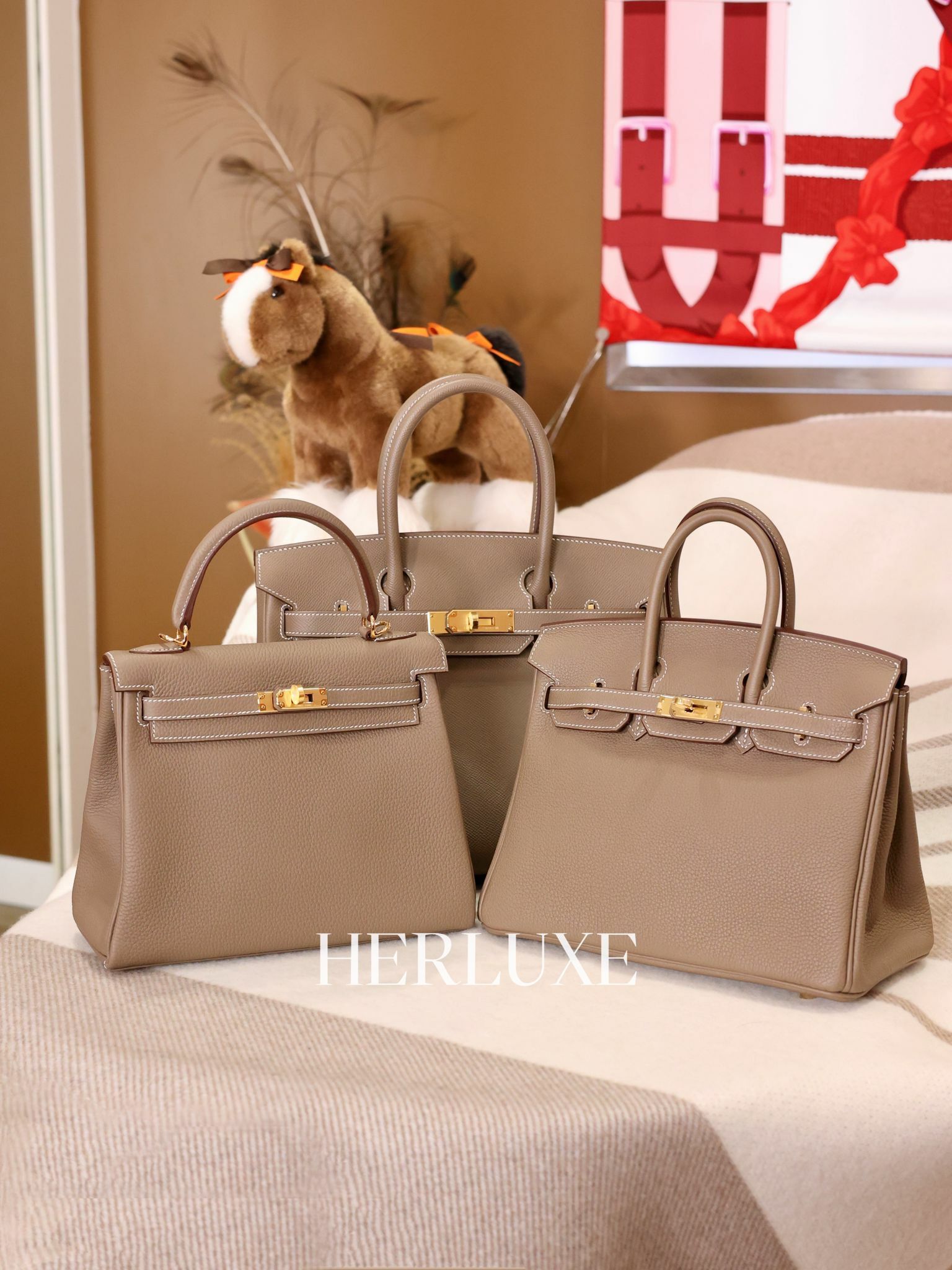 Birkin 30 18 etoupe cc epsom W