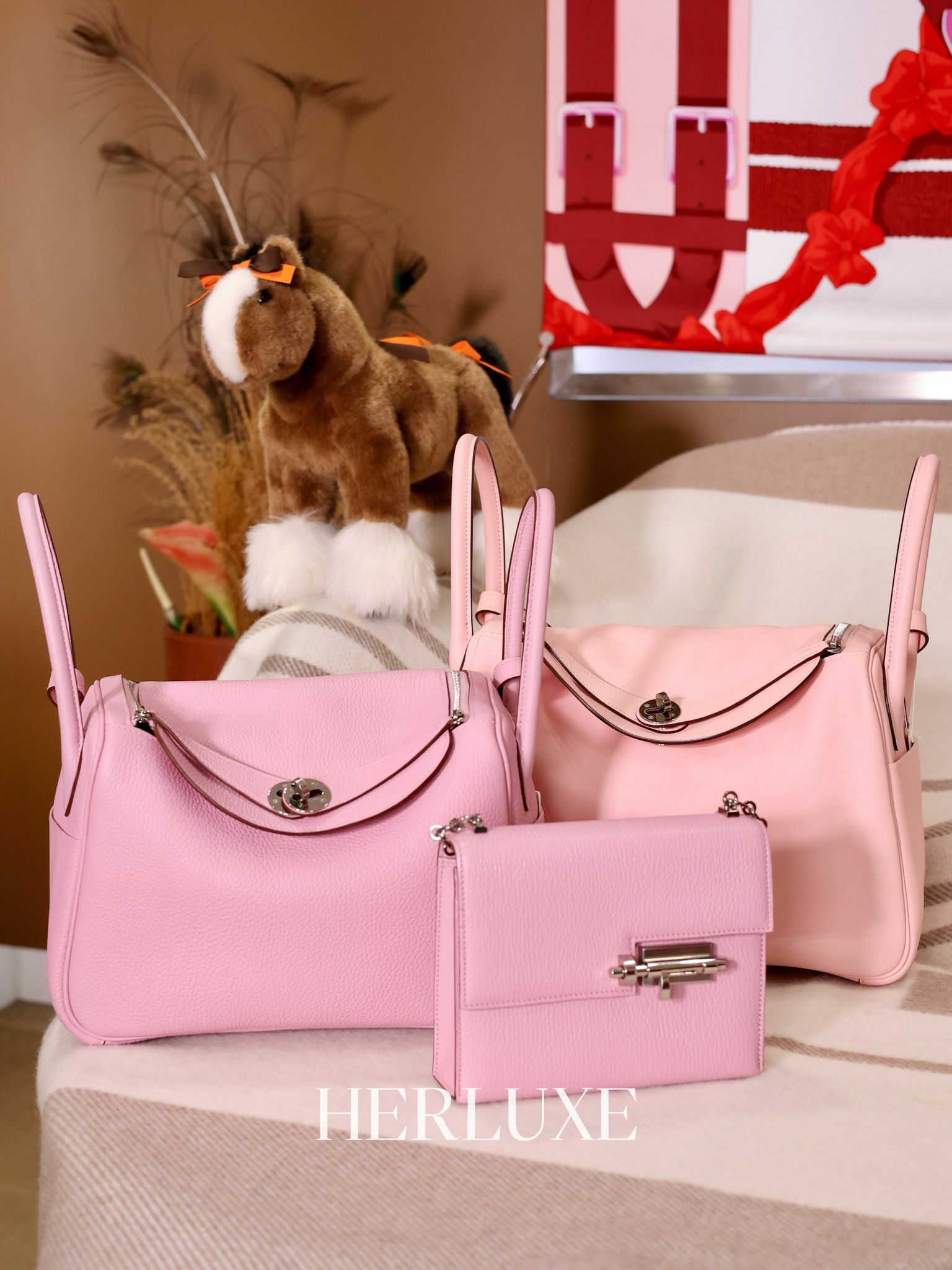 Verrou mini X9 mauve sylvestre ck chevre 98%new