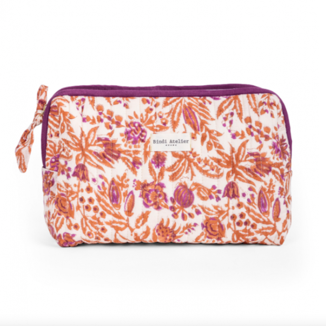 卡莉卡宴棕混紫彩 | 大款化妝包