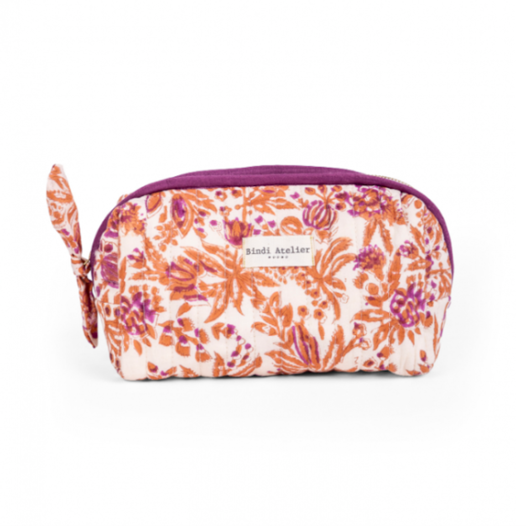 卡莉卡宴棕混紫彩 | 小款化妝包