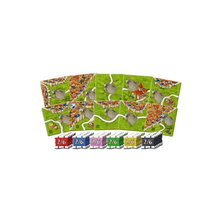 卡卡頌 彩票站擴充 中文版桌遊 適合7歲以上 Carcassonne：The Bets