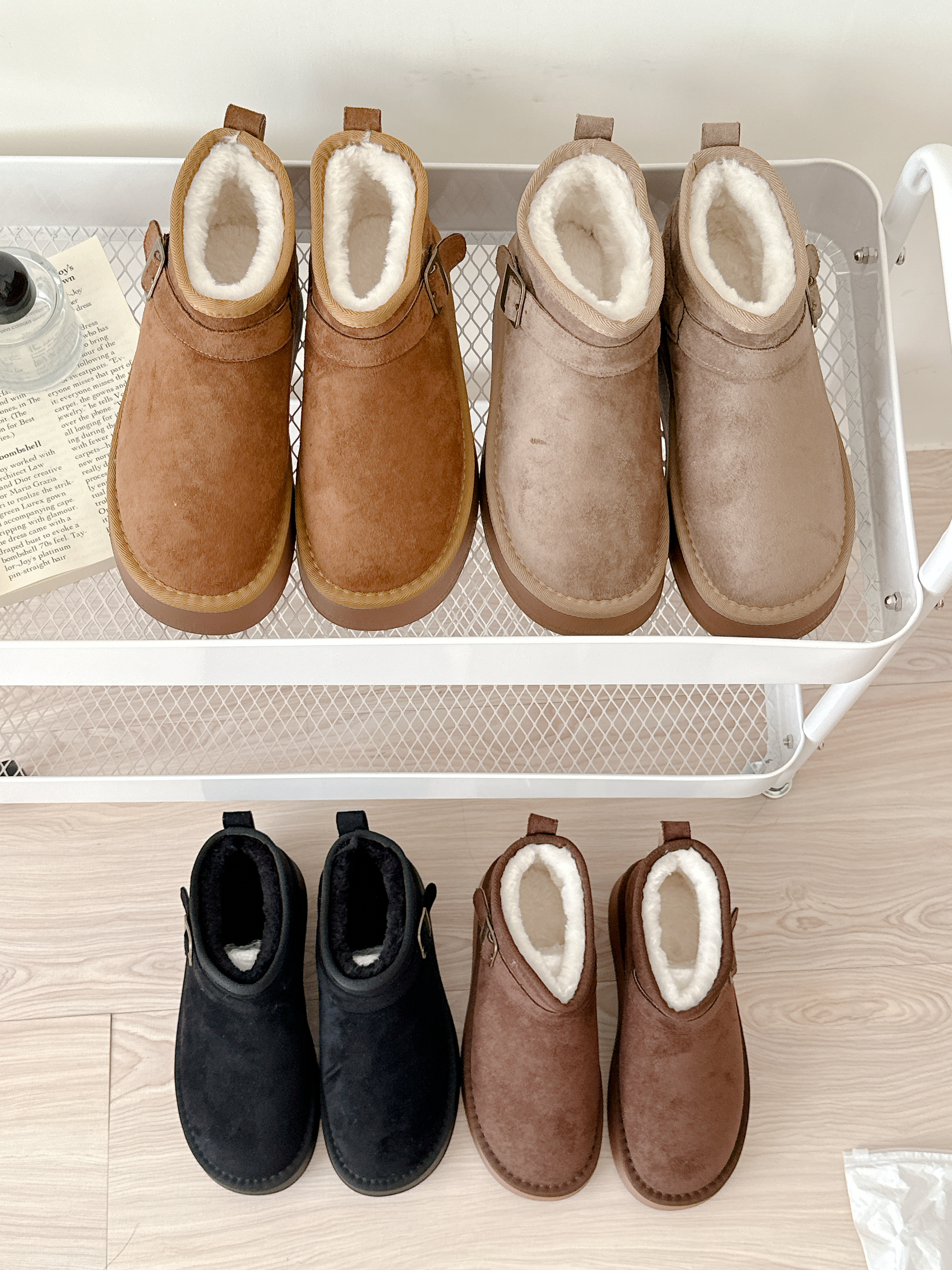 小編私推😍🔥可愛日系暖呼呼內刷毛雪靴💕共4色