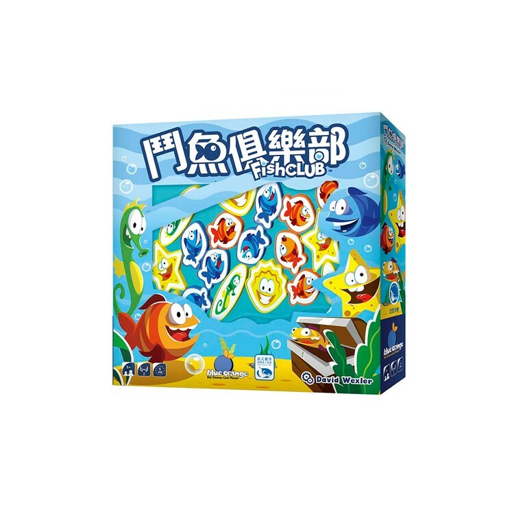 鬥魚俱樂部 中文版桌遊 適合5歲以上 Fish Club