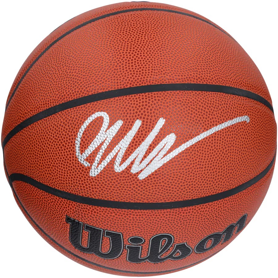 Victor Wembanyama San Antonio Spurs Autographed Wilson 2023 NBA Draft Authentic Series Indoor/Outdoor Basketball