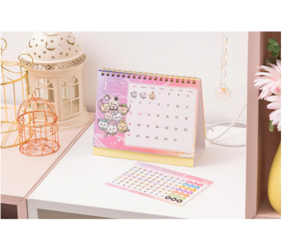 現貨｜Magical Chiikawa 枱曆 2025 年 1 月開始（附迷你貼紙）