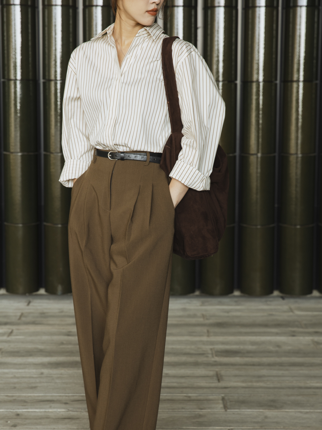Retro Flexi Wide Leg Slacks