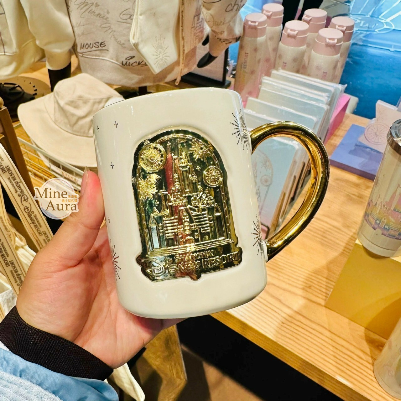 夢幻徽標系列 標誌LOGO 城堡 煙火 馬克杯 水杯 -上海迪士尼樂園