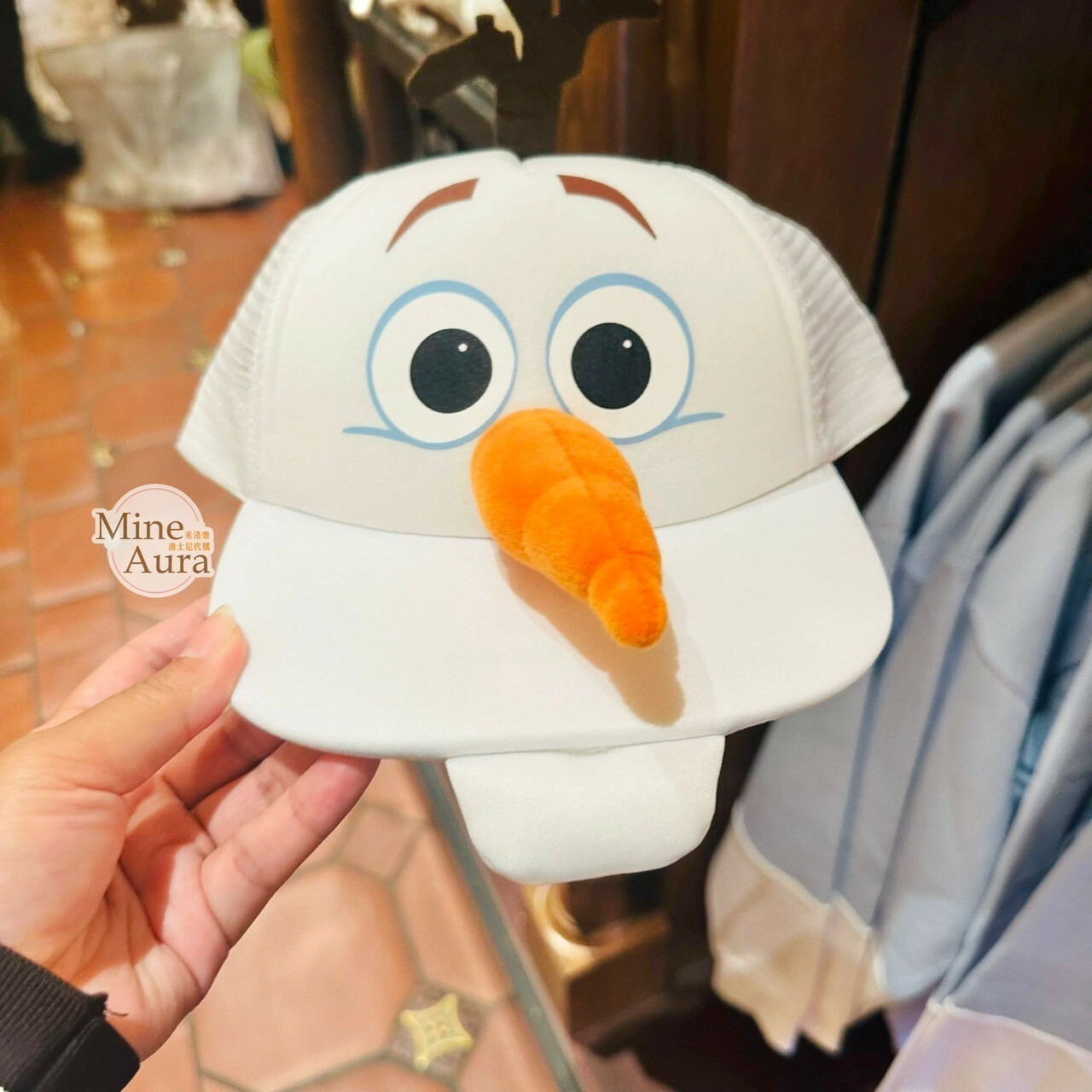 雪寶 Olaf 立體 造型帽 棒球帽 冰雪奇緣 Frozen -上海迪士尼樂園