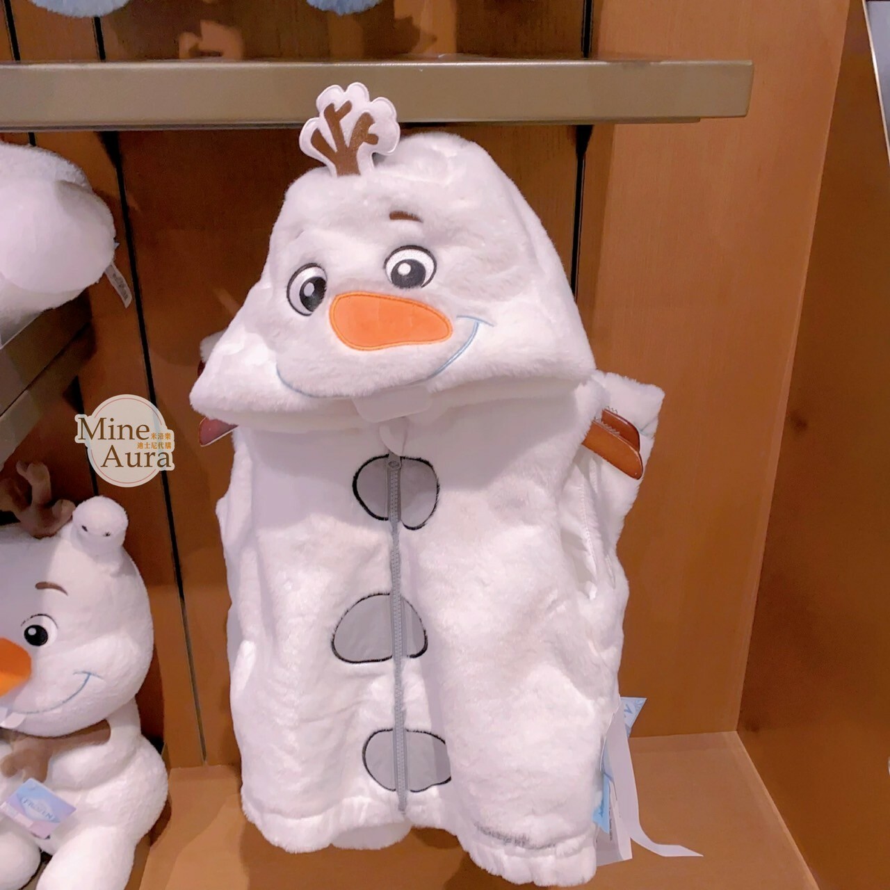 雪寶 Olaf 造型連帽 保暖 馬甲 背心 兒童/成人 親子裝 冰雪奇緣 Frozen -上海迪士尼樂園