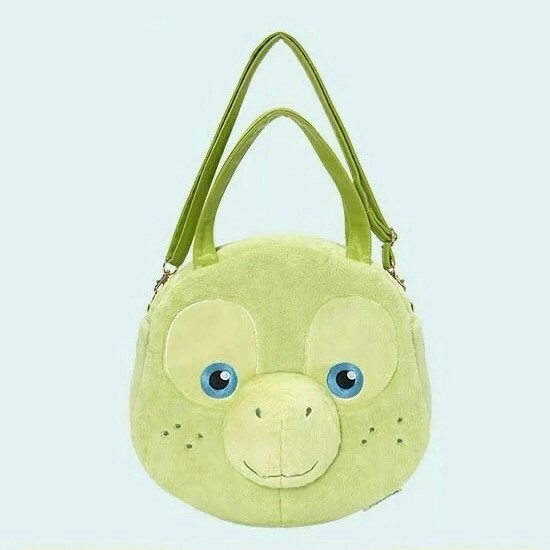 (限時特價) 奧樂米拉 海龜 OluMel 大頭 絨毛 3way 手提包 斜背包 後背包 三用包 -上海迪士尼樂園