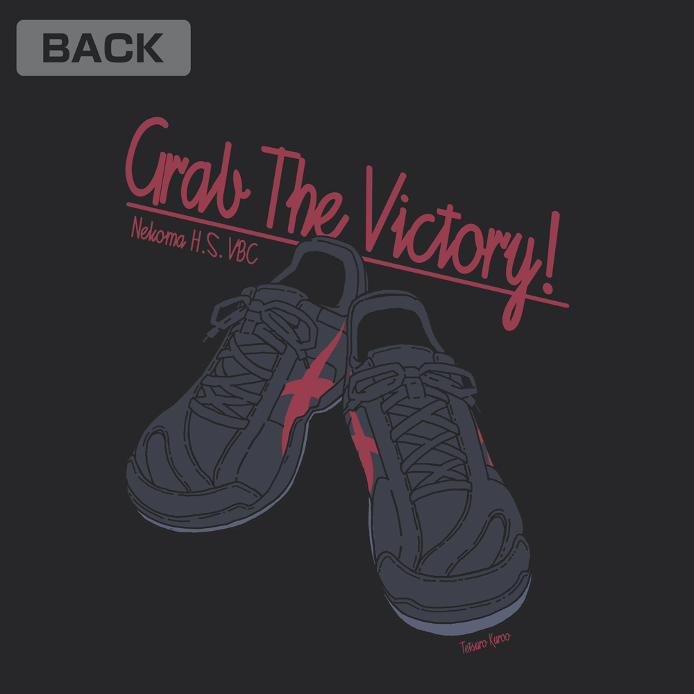 Cospa 1216 黒尾鉄朗 シューズ ジップパーカー [ハイキュー!!] BLACK