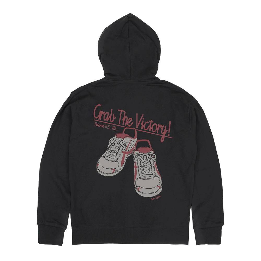 Cospa 1216 孤爪研磨 シューズ ジップパーカー [ハイキュー!!] BLACK