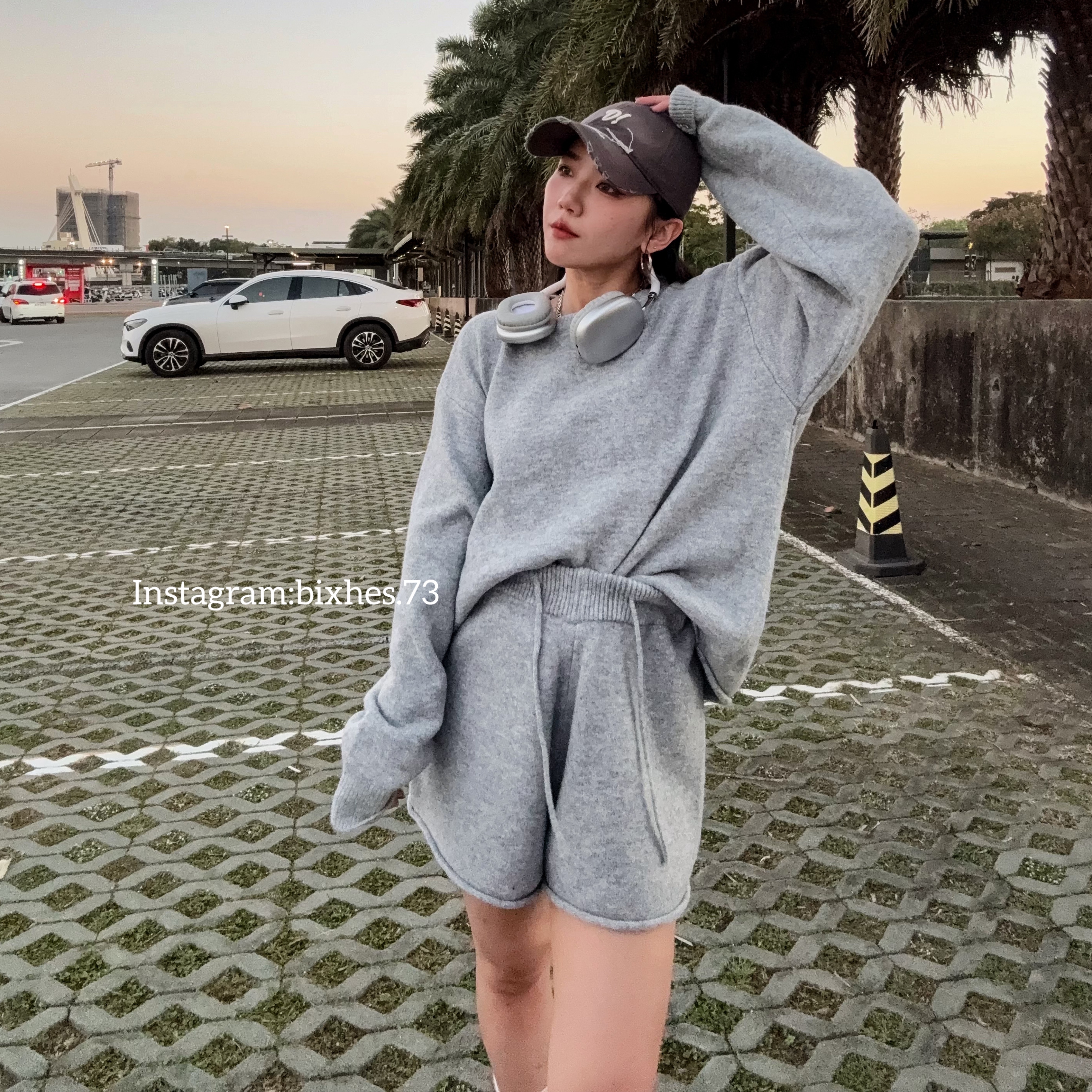 厚實軟綿綿純色毛衣套裝(B00102)