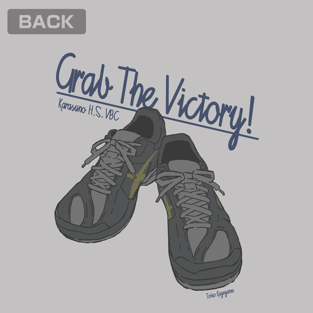 Cospa 1216 影山飛雄シューズ ジップパーカー [ハイキュー!!] MIX GRAY