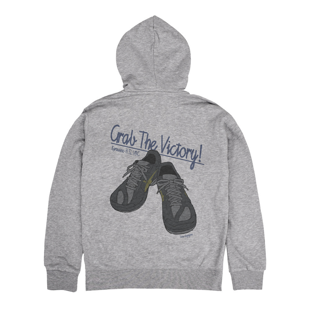 Cospa 1216 影山飛雄シューズ ジップパーカー [ハイキュー!!] MIX GRAY