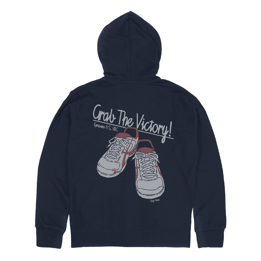 Cospa 1216 日向翔陽シューズ ジップパーカー [ハイキュー!!] NAVY