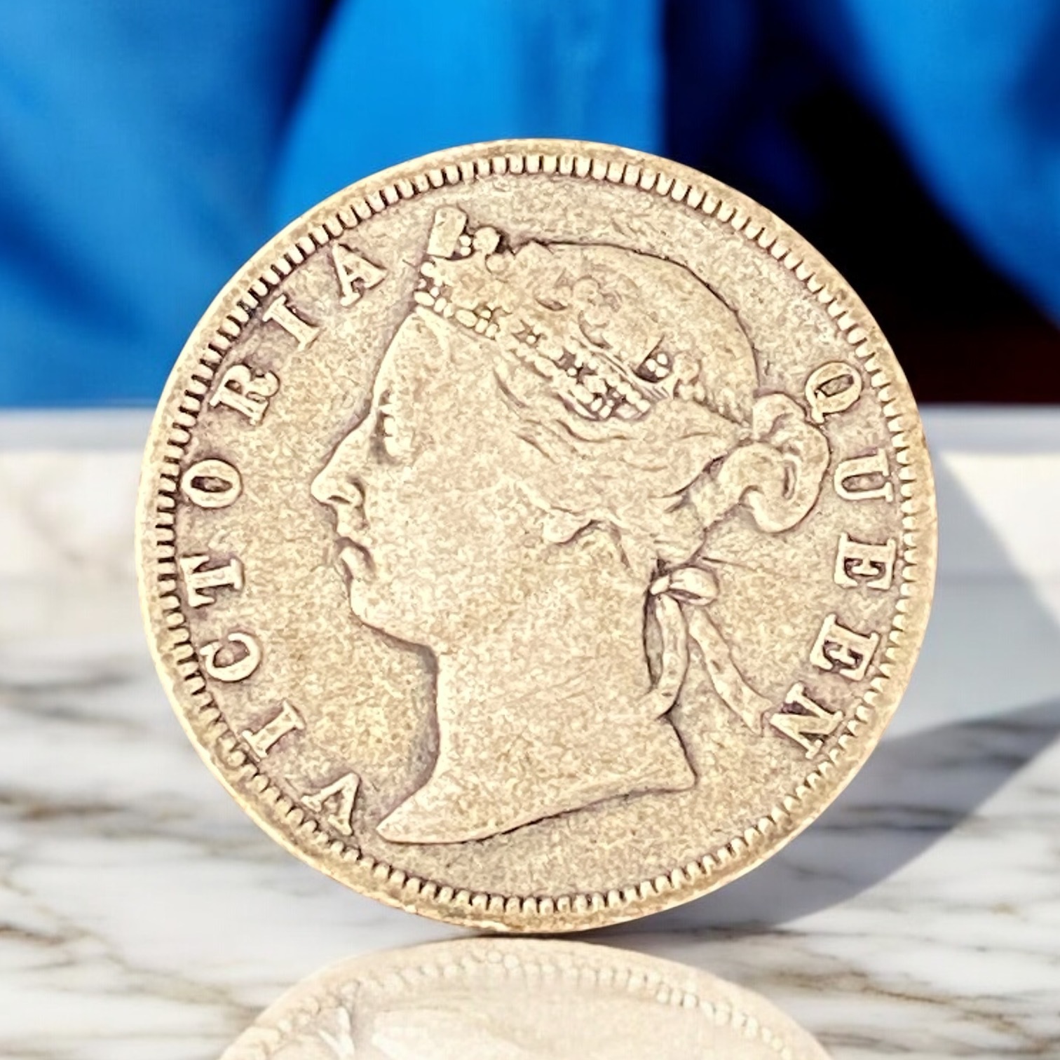 1891 Queen Victoria Twenty Cents (80% silver)