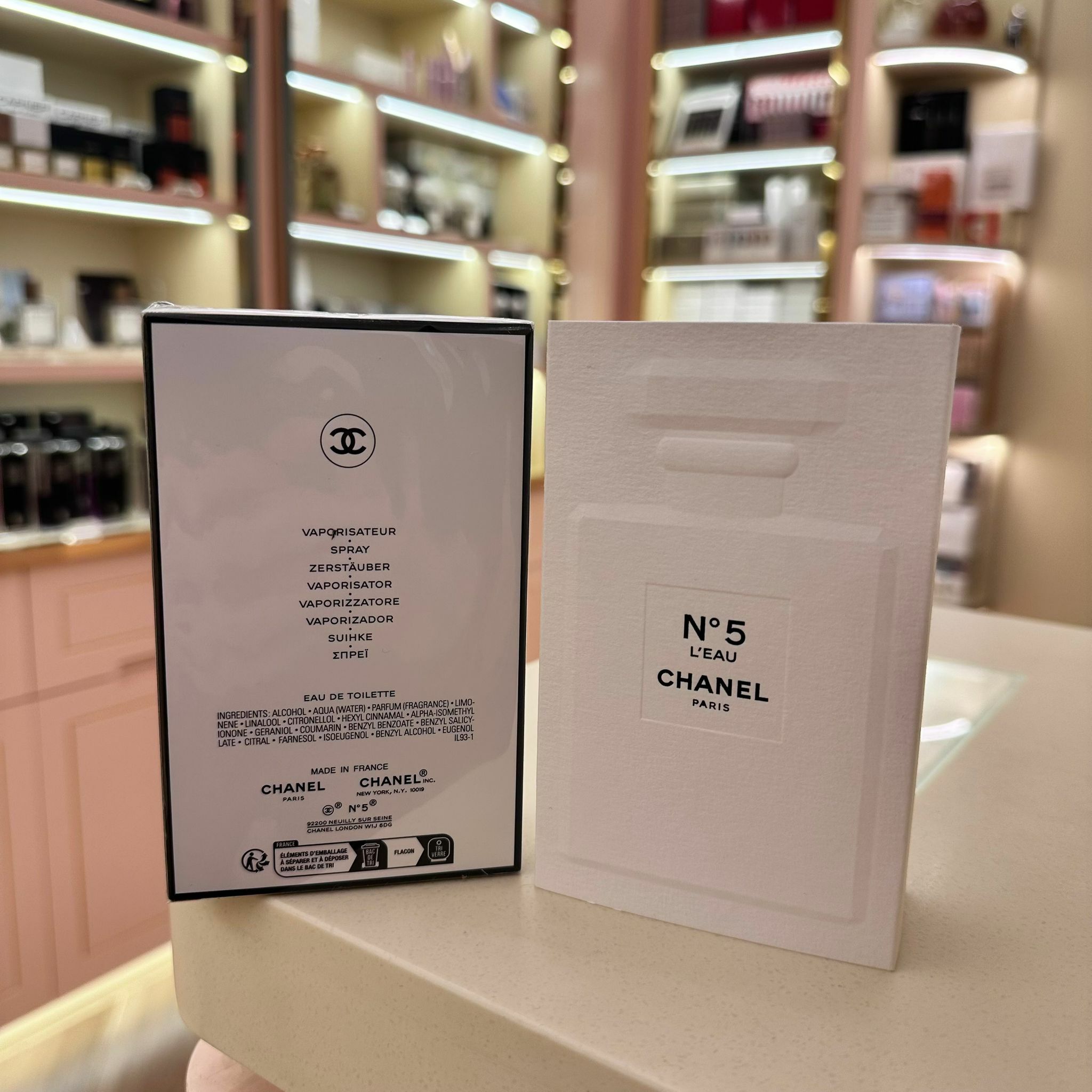 Chanel N°5 L'eau EDT 100ml 香奈兒 5號L'EAU 清新晨露淡香水