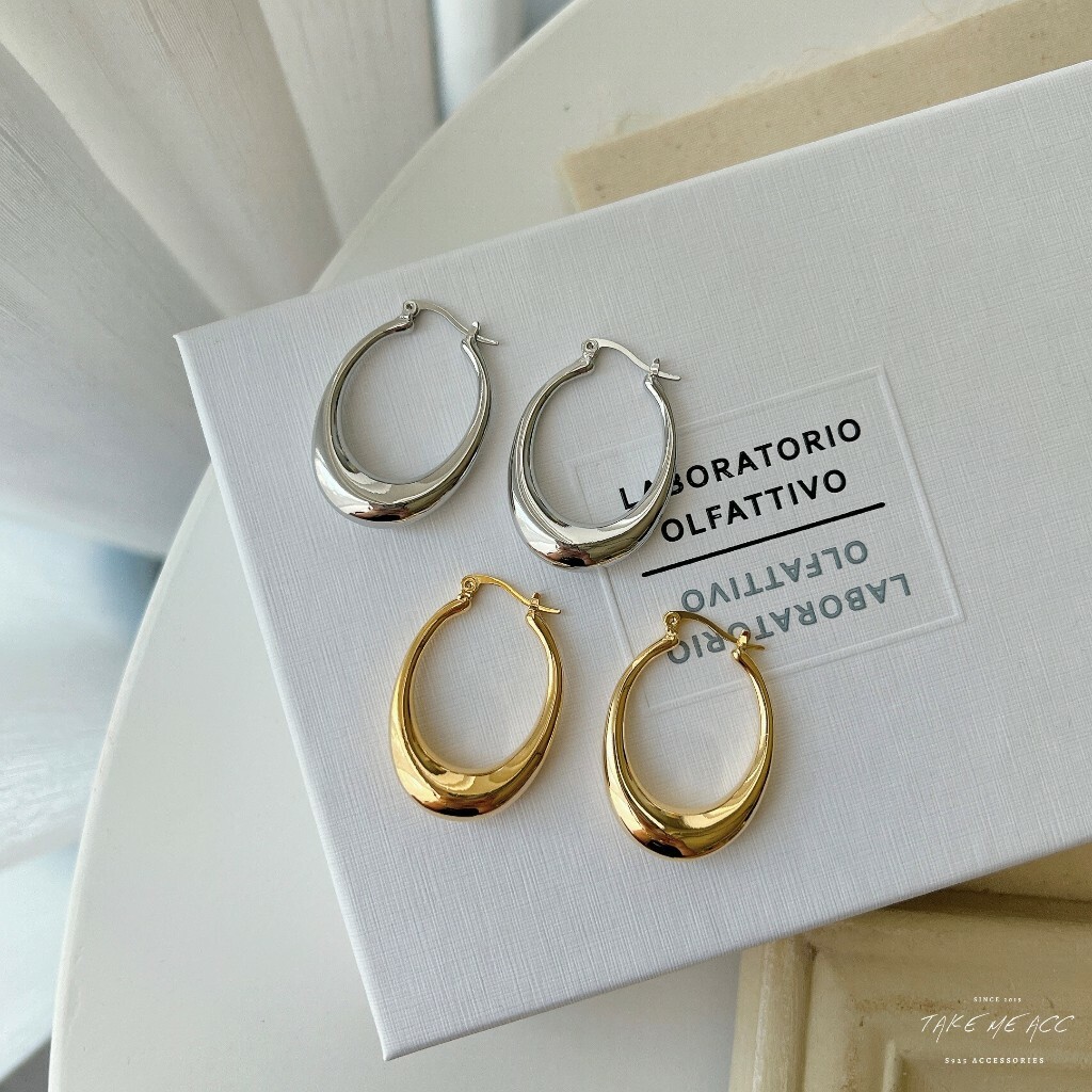 時光擺盪｜純銀針耳環