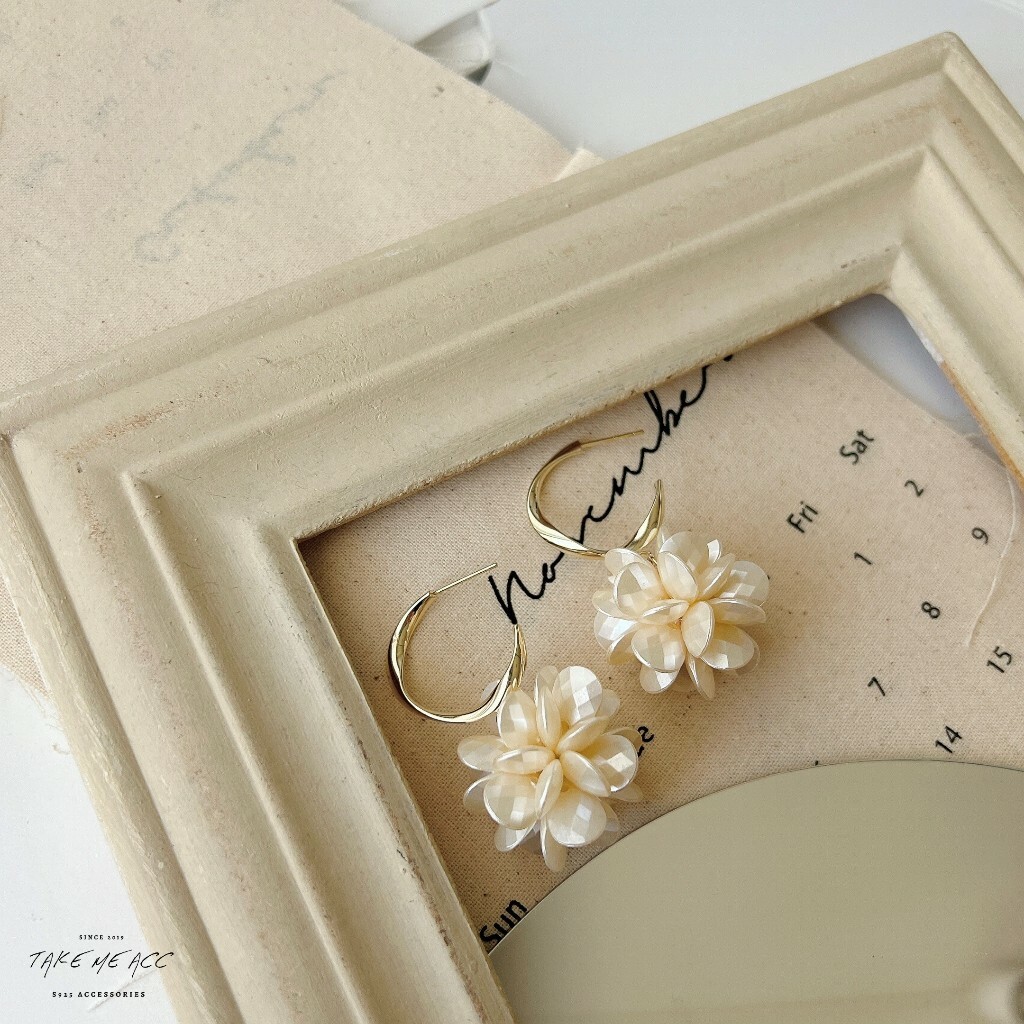 妳的到來｜純銀針耳環