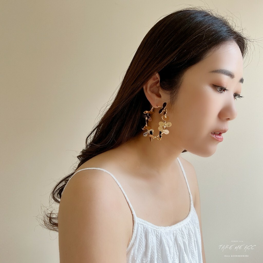 翩翩飛舞｜純銀針耳環