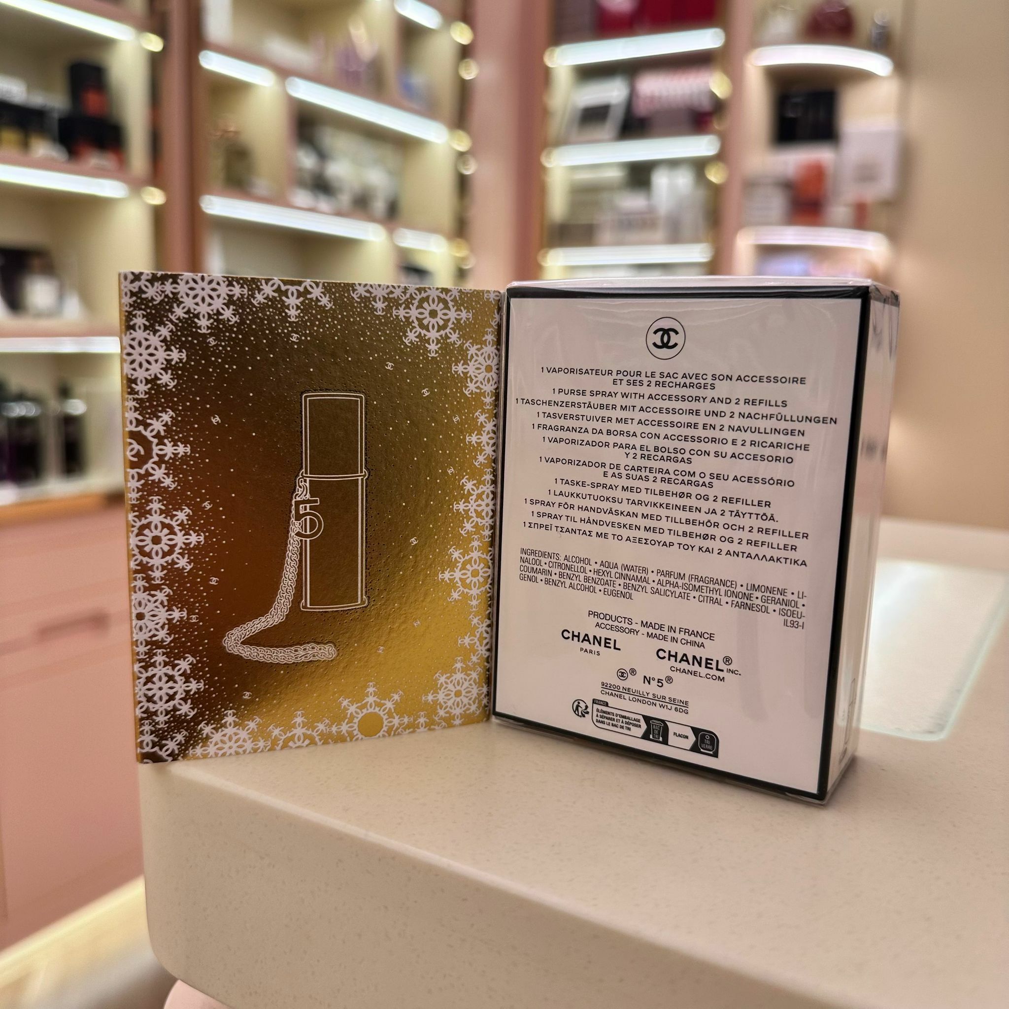 Chanel No.5 L'eau EDT 3 X 7ml 2024 Special 香奈兒 5號L'EAU 清新晨露聖誕限定便攜香水