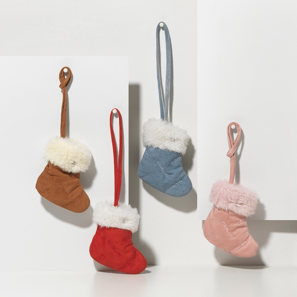 Carlyn Shearling Socks Charm