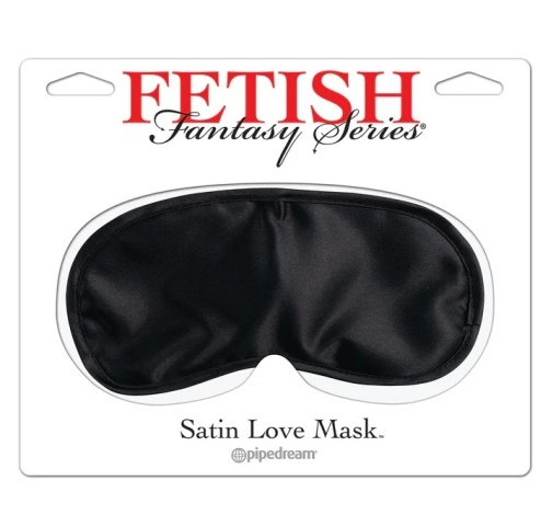 Fetish Fantasy - Satin Love Eye Mask - Black