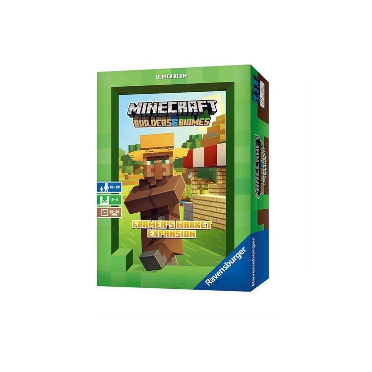 當個創世神農夫市集擴充 中文版桌遊 適合10歲以上 Minecraft: Builders & Biomes Farmer's Market Expansion