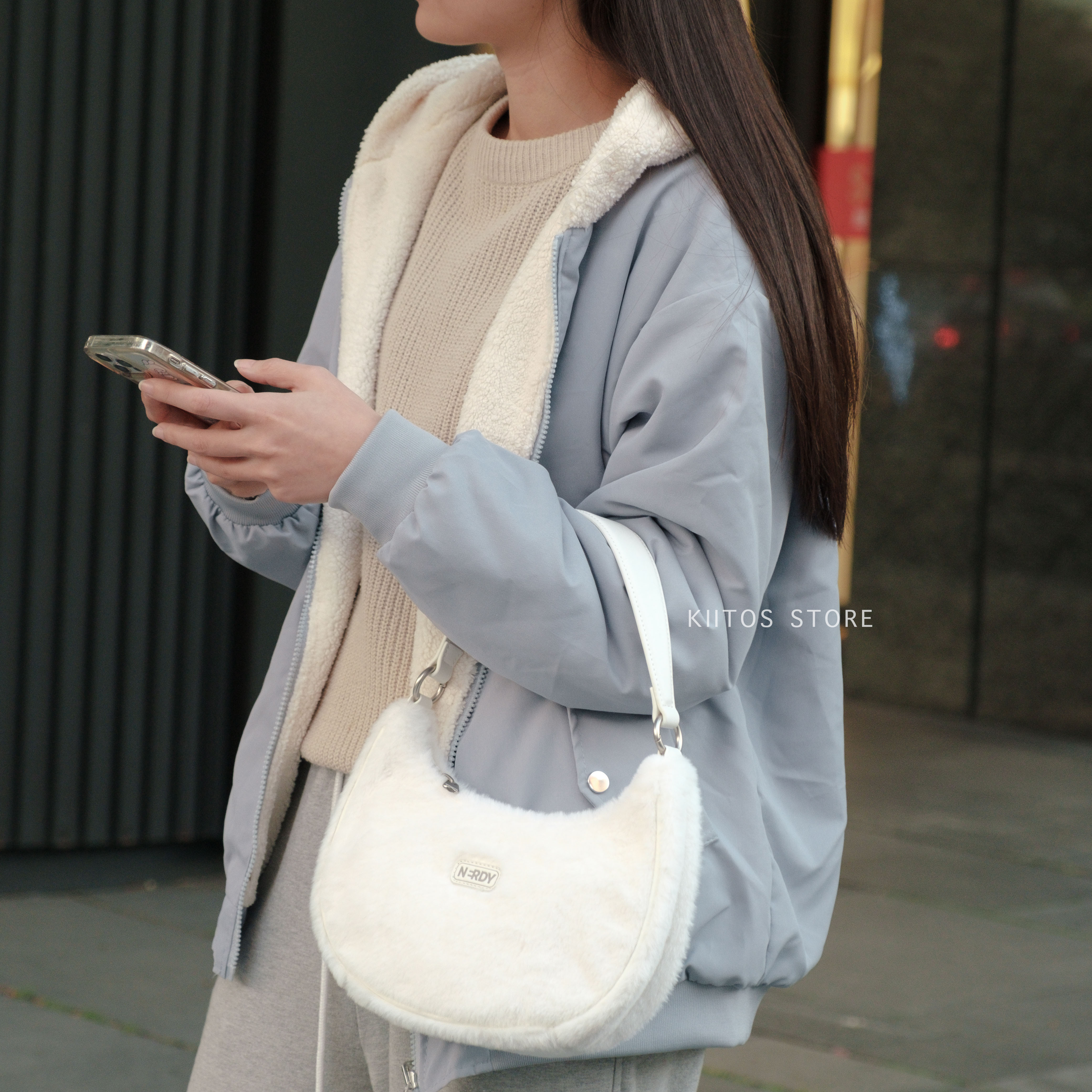 【現貨出清】  雙面穿毛毛外套