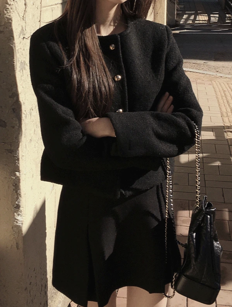 預訂｜SLOWAND #SLOWMADE Wool 100% Premium Boucle Coat (2 Color)