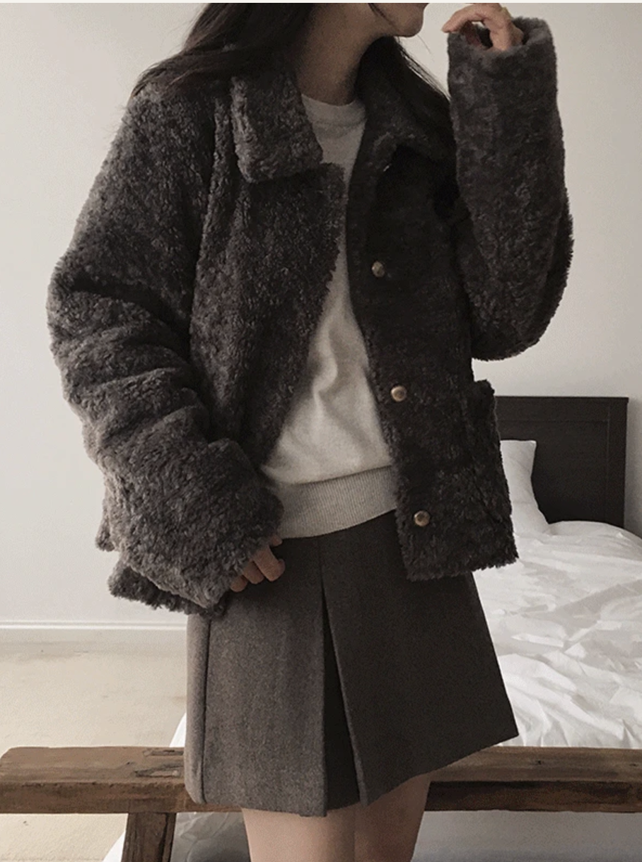 預訂｜SLOWAND #SLOWMADE Winter Fur Soft Jacket (2 Color)