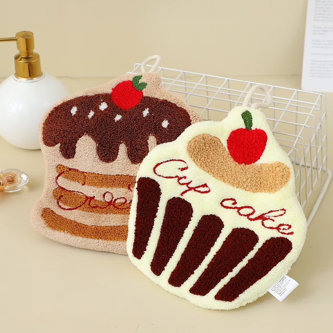 《5379》甜點蛋糕吸水掛式擦手巾