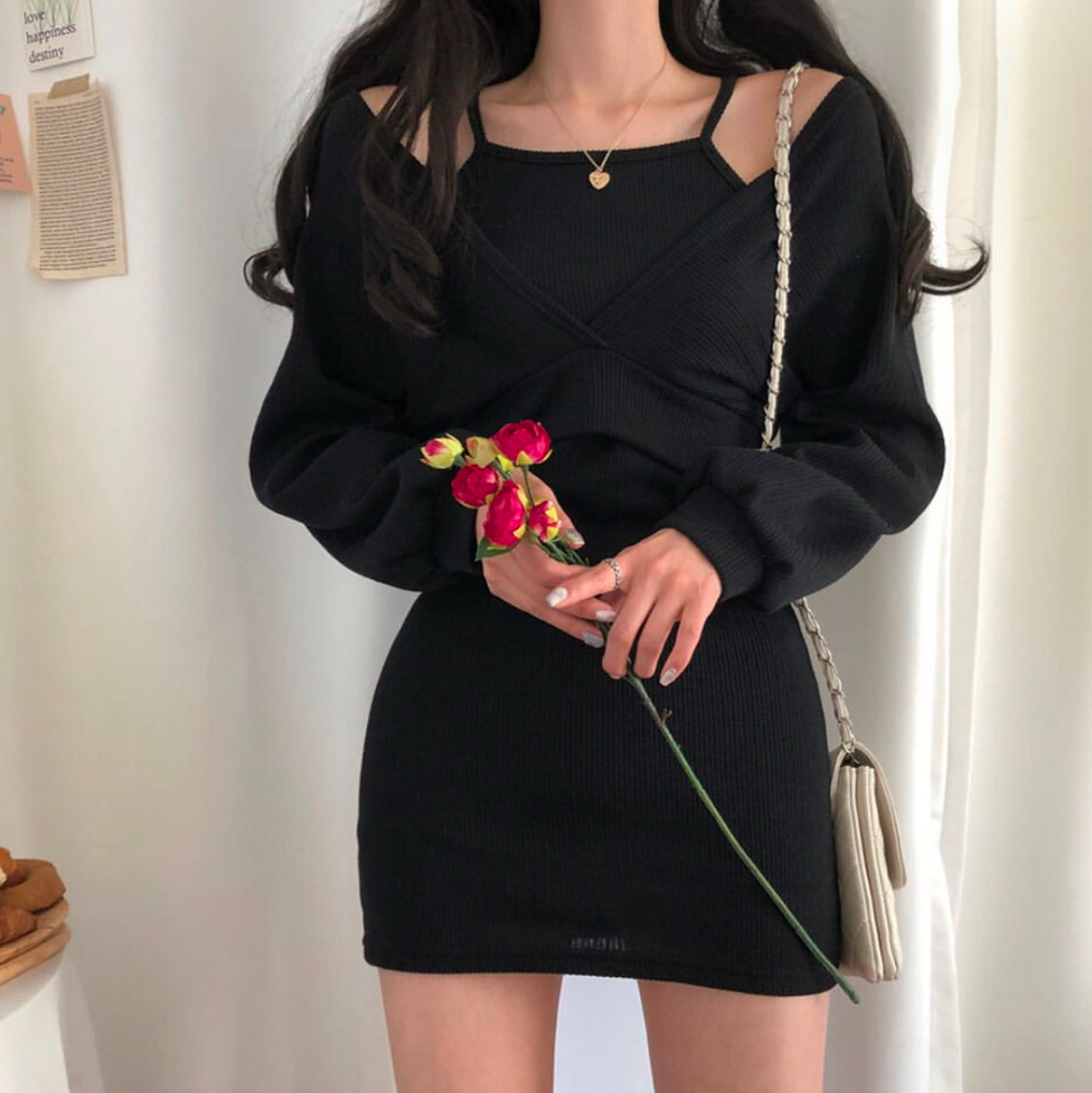 (現貨) 連身裙兩件裝