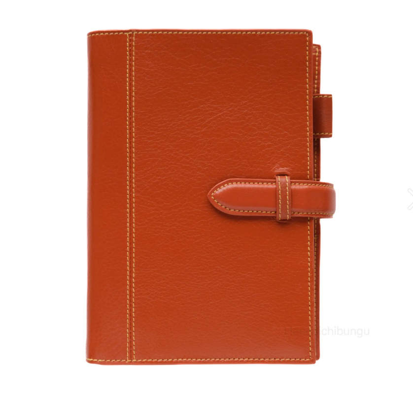 BIBLE 本體 聖書 DEEP 牛皮 橘色｜ASHFORD 日本