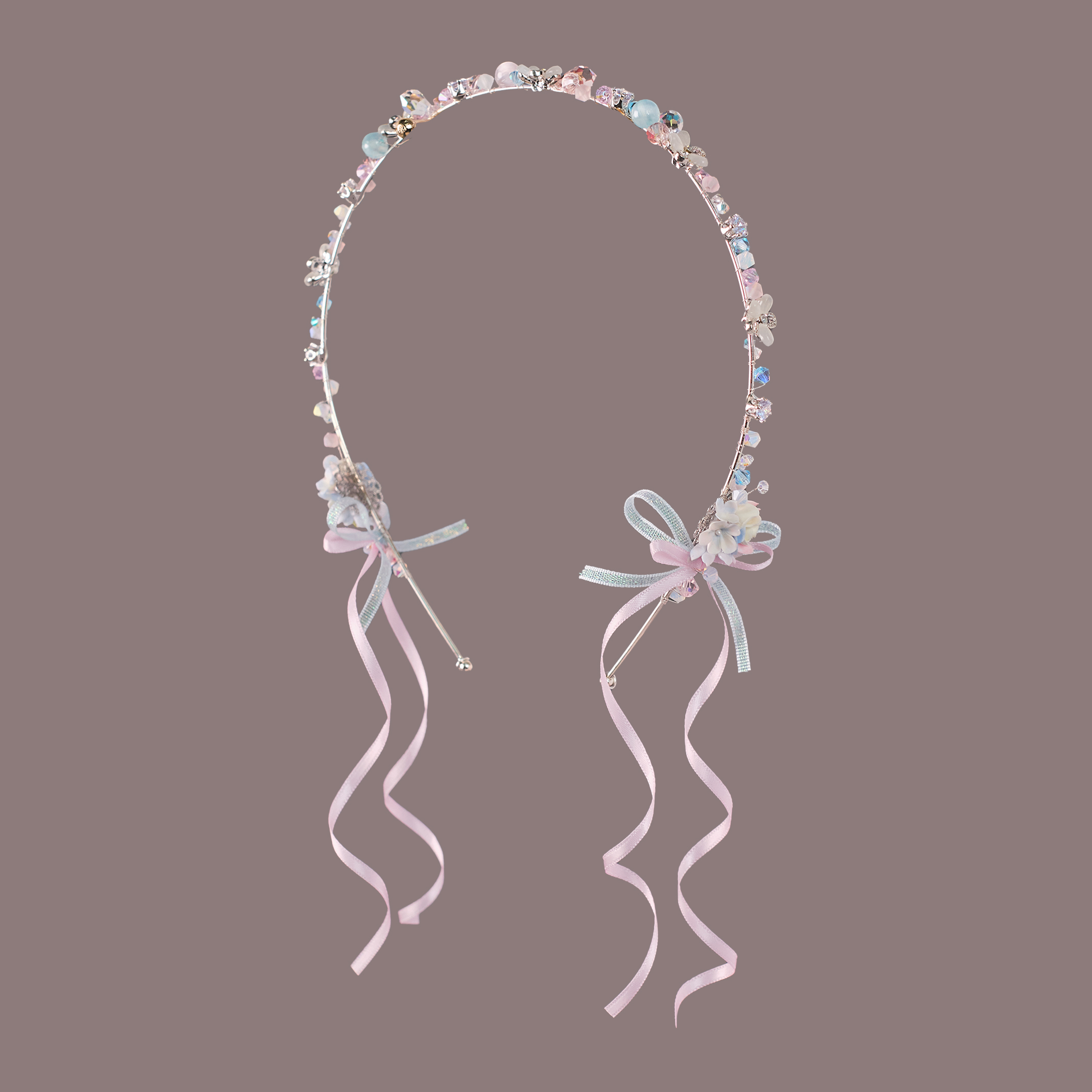 Mini Bouqet Konpeito Sprinkles Headband with Detachable Charm Chain