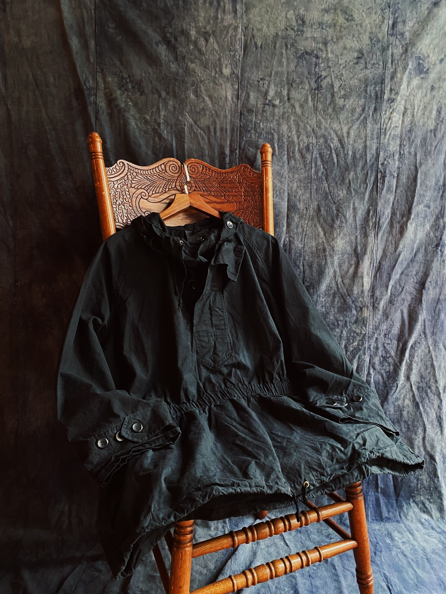 Hungarian army Mountain Smock-Black Dyed / 匈牙利軍公發山岳部隊罩衫-黑染
