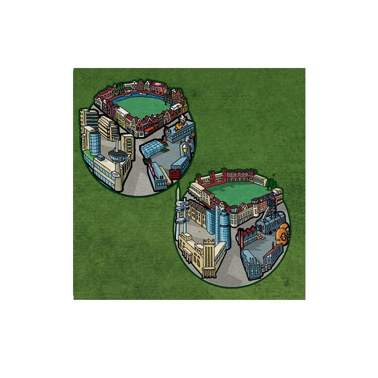 電力公司擴充2：荷比盧/中歐地圖 中文版桌遊 適合13歲以上 Power Grid Recharged: Benelux