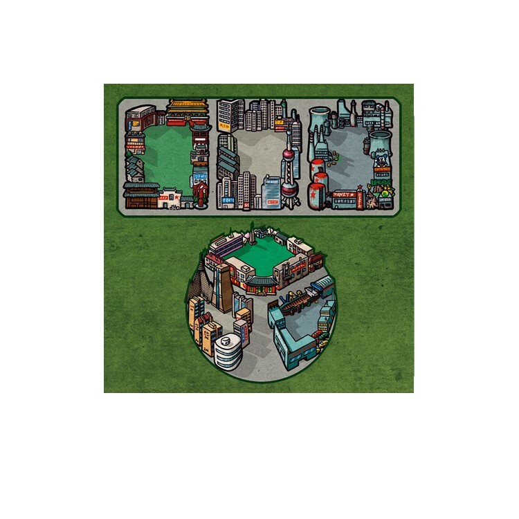 電力公司擴充4：中國/韓國地圖 中文版桌遊 適合13歲以上 Power Grid Recharged:China & Korea