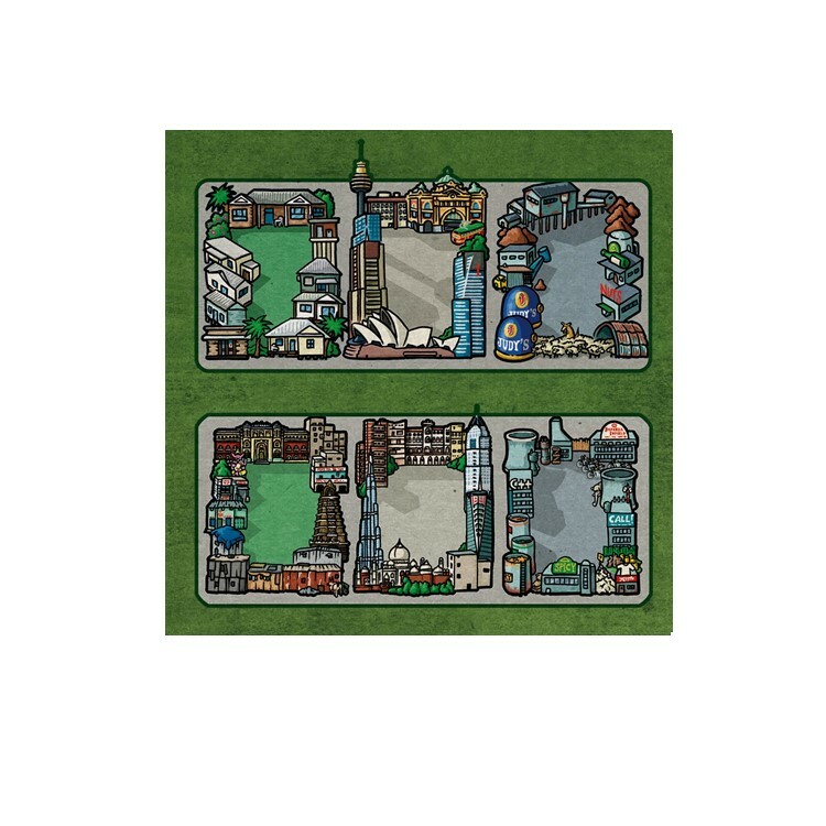 電力公司擴充9：澳洲/印度地圖 中文版桌遊 適合13歲以上 Power Grid Recharged: Australia/India Subcontinent