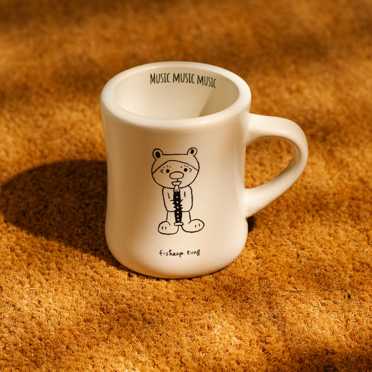 【A君B子 akunbko】動物學園復古胖胖馬克杯