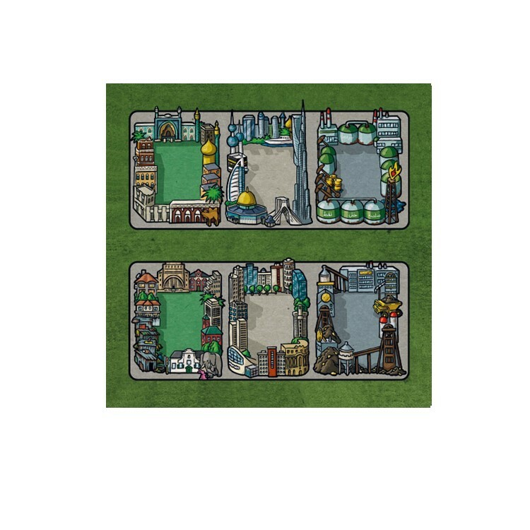 電力公司擴充12：中東/南非地圖 中文版桌遊 適合13歲以上 Power Grid Recharged: Middle East/South Africa