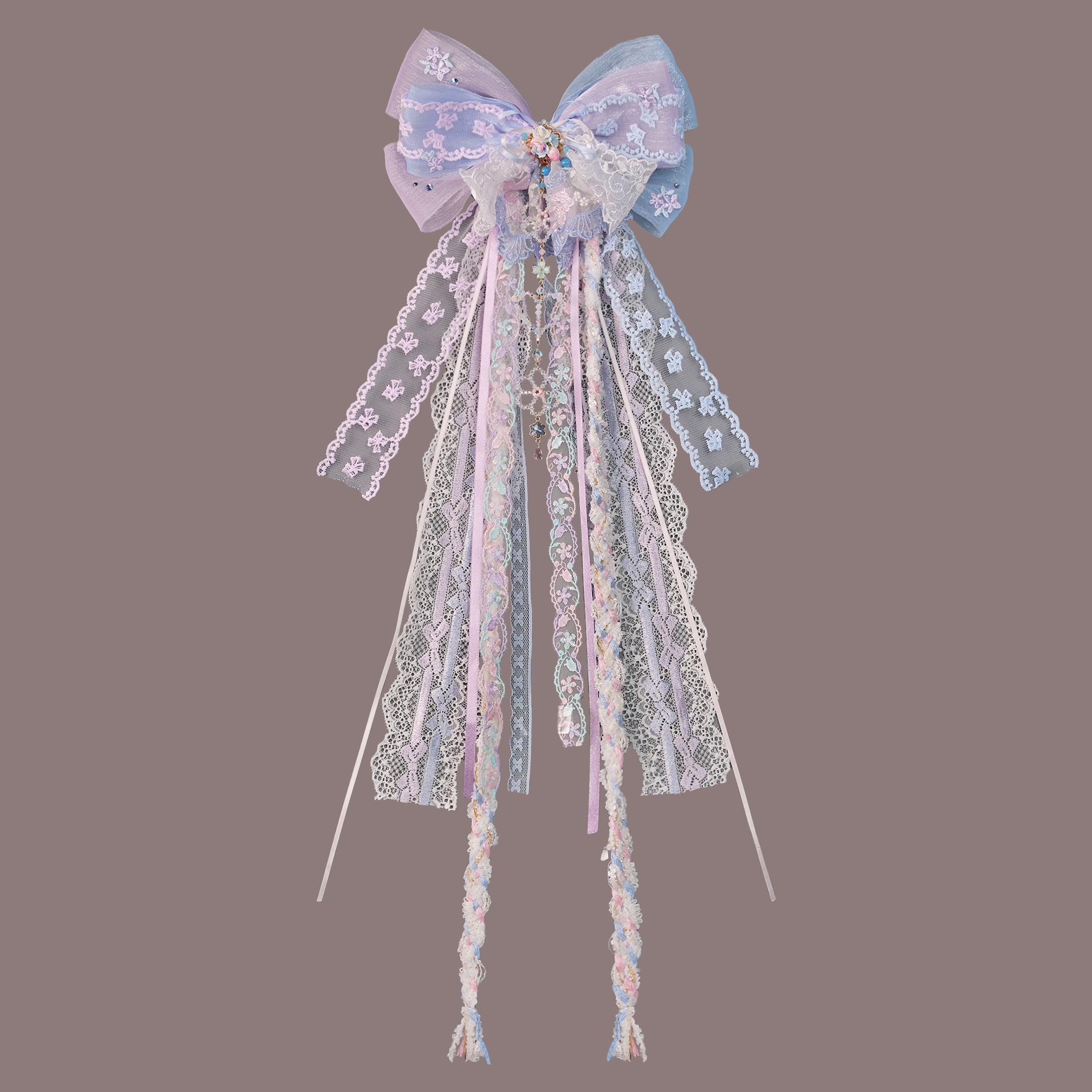 Dusk to Dawn Nebula Maxi Bow 3 Ways Hair Clip